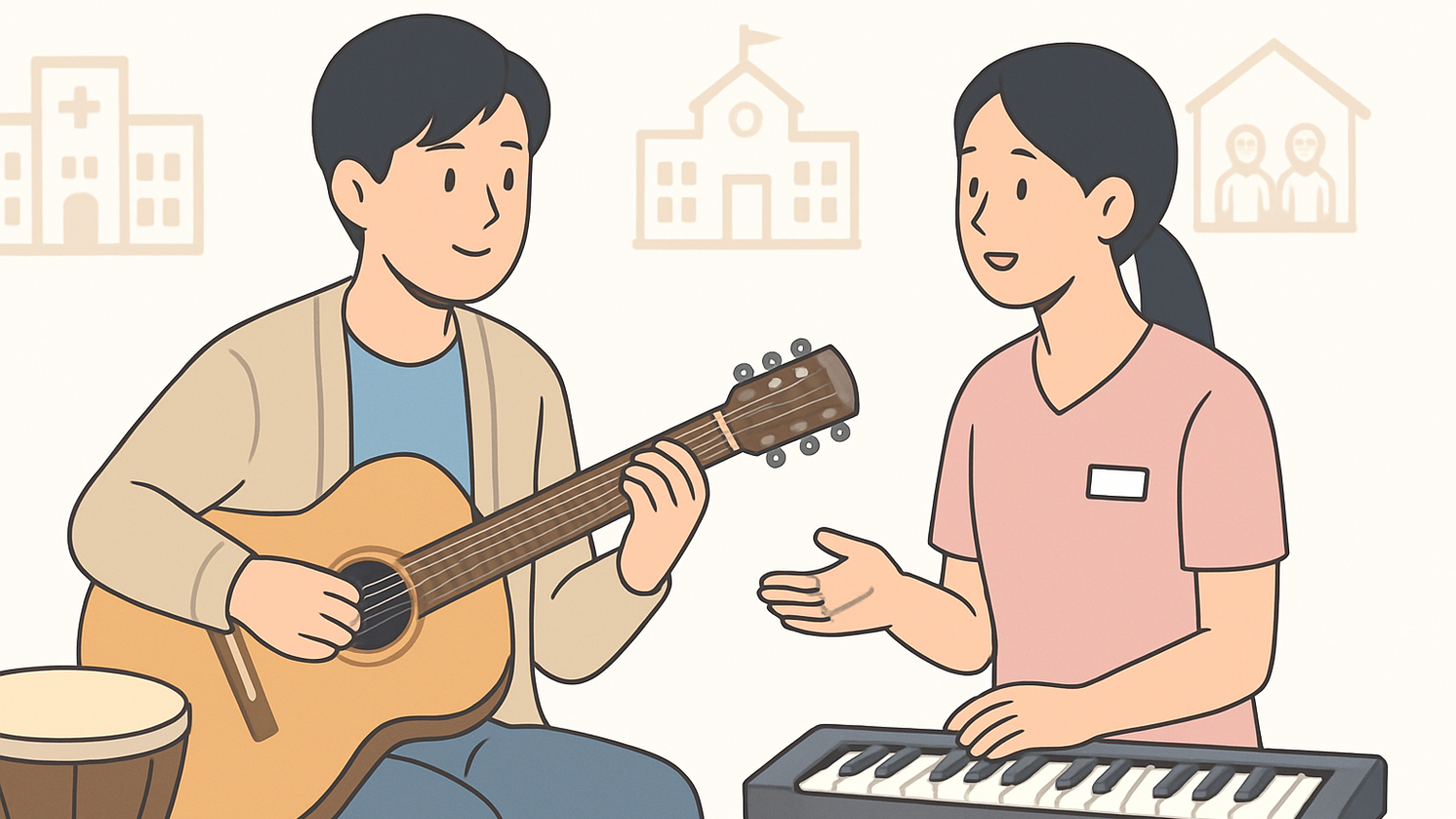 음악치료사 전망을 알아보기 전에 확인할 7가지 진로 정보 대표이미지