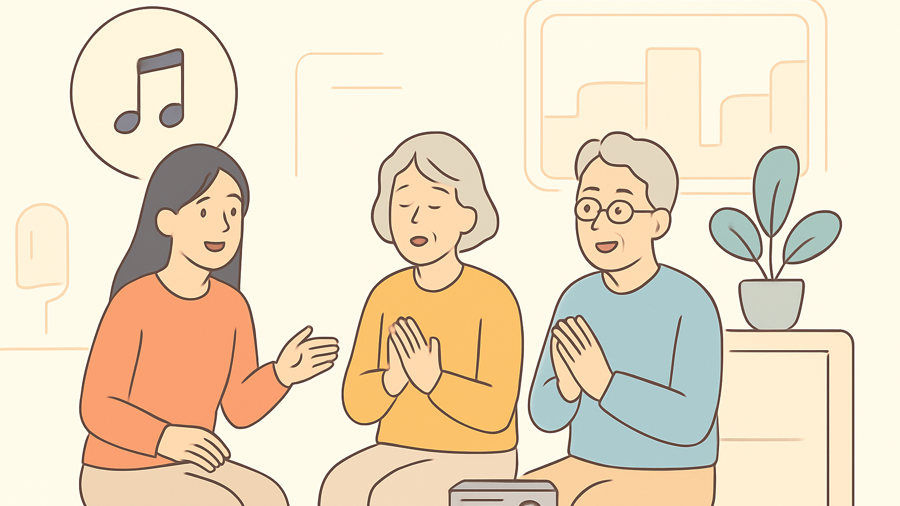 노래와 리듬 음악치료 활동