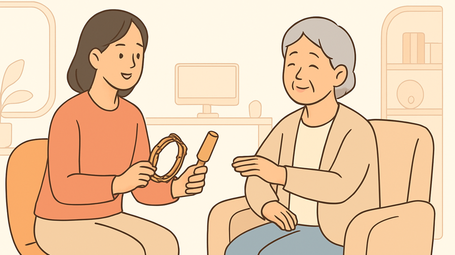 악기와 움직임 음악치료 활동