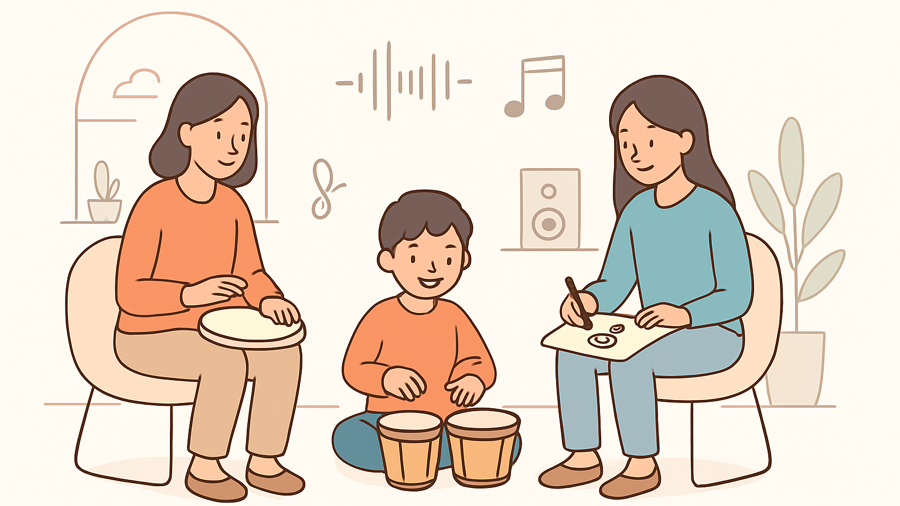 영유아와 아동 음악치료 활동